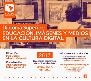 Inscripción abierta: Educación, Imágenes y Medios en la Cultura Digital