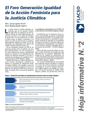 El Foro Generación Igualdad de la Acción Feminista para la Justicia Climática