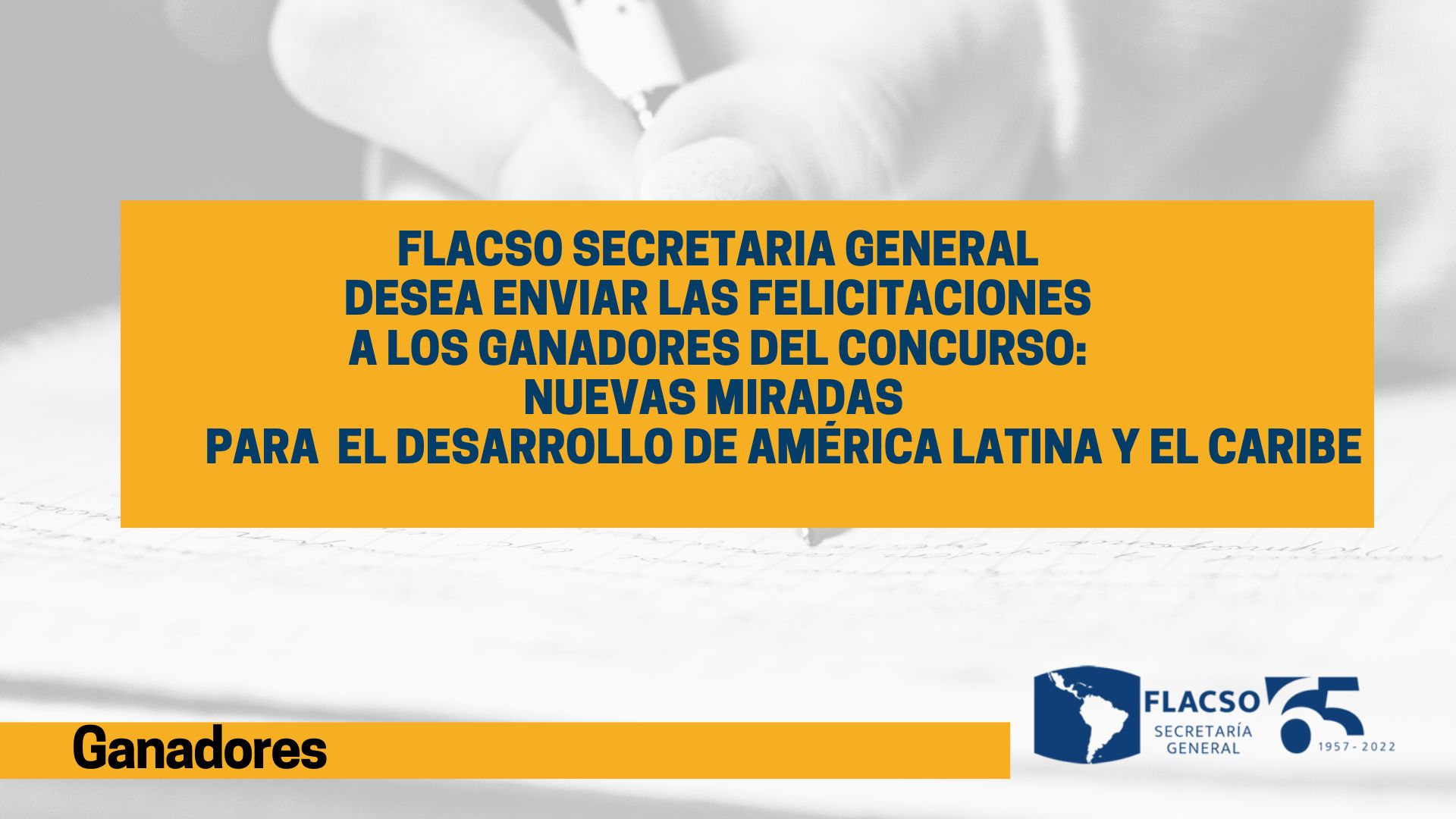  FLACSO seleccionó a los ganadores del concurso “Nuevas miradas para el desarrollo de América Latina y el Caribe”