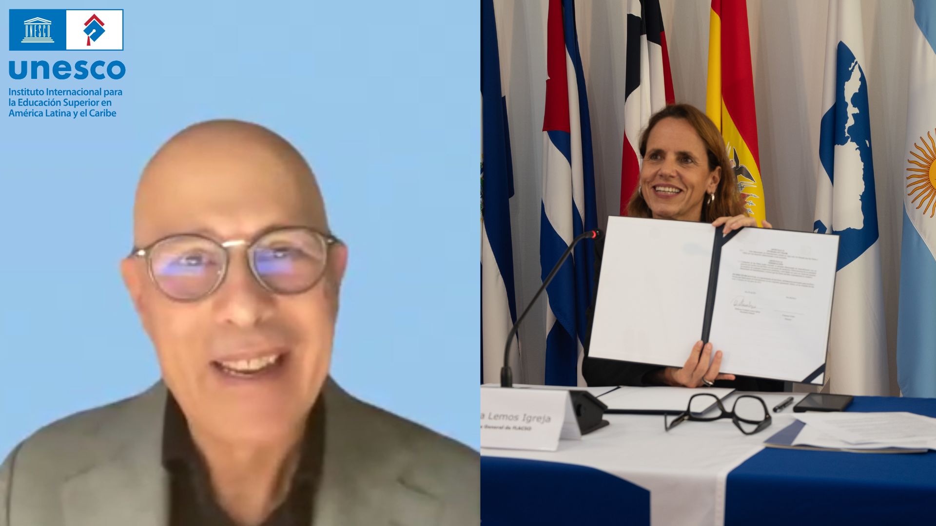 FLACSO e IESALC Firman Convenio