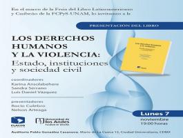 Presentación del libro Los derechos humanos y la violencia. Estado, instituciones y sociedad civil